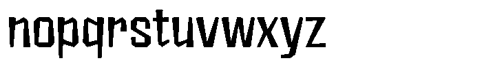 FX Wadag Medium Font LOWERCASE