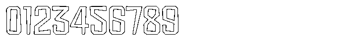 FX Wadag Outline Font OTHER CHARS
