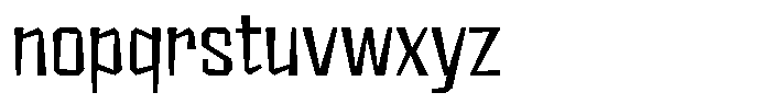 FX Wadag Regular Font LOWERCASE