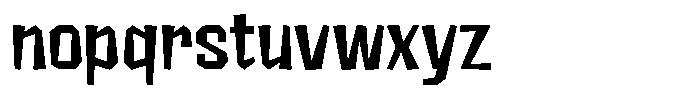 FX Wadag Semi Bold Font LOWERCASE