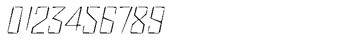 FX Wadag Thin Italic Font OTHER CHARS
