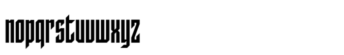 FXMachina Rise Font LOWERCASE
