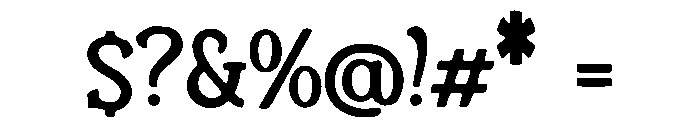 Fynelora Font OTHER CHARS