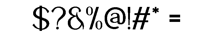 Fyora Regular Font OTHER CHARS