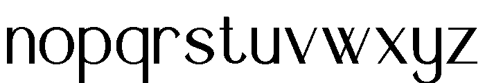 Fyora Regular Font LOWERCASE