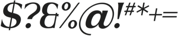 Fyntra Italic otf (400) Font OTHER CHARS
