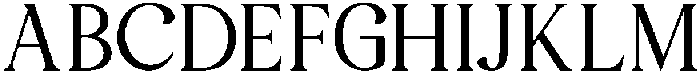 Fyorin Regular otf (400) Font UPPERCASE