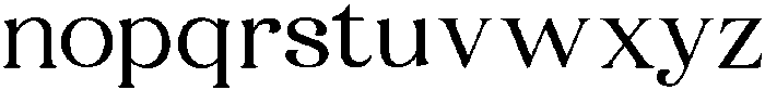 Fyorin Regular otf (400) Font LOWERCASE