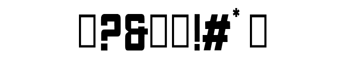 Fyodor Bold Condensed Font OTHER CHARS