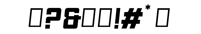Fyodor Bold Oblique Font OTHER CHARS