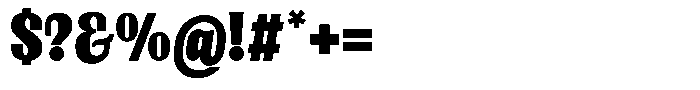 Fyntra Black Font OTHER CHARS