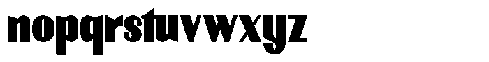 Fyntra Black Font LOWERCASE