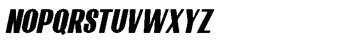 Fyntra Bold Italic Font UPPERCASE