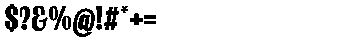 Fyntra Bold Font OTHER CHARS