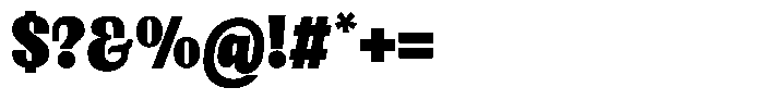 Fyntra Extra Black Font OTHER CHARS