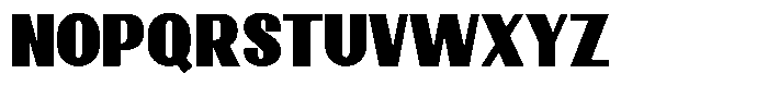 Fyntra Extra Black Font UPPERCASE
