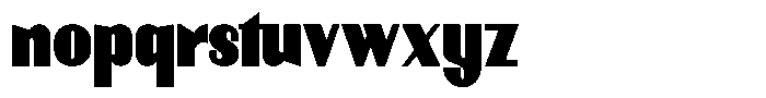 Fyntra Extra Black Font LOWERCASE