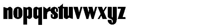 Fyntra Extra Bold Font LOWERCASE
