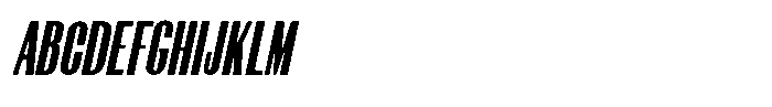 Fyntra Italic Font UPPERCASE