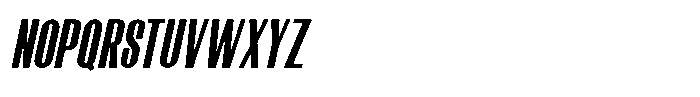 Fyntra Italic Font UPPERCASE