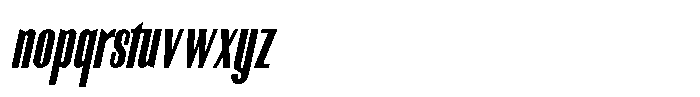 Fyntra Italic Font LOWERCASE