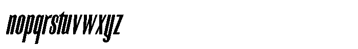 Fyntra Light Italic Font LOWERCASE