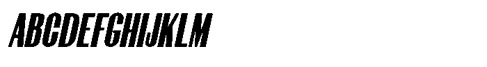 Fyntra Medium Italic Font UPPERCASE