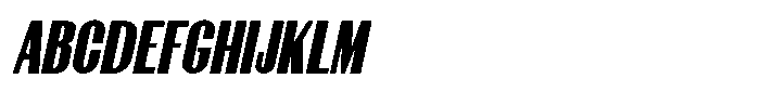 Fyntra Semi Bold Italic Font UPPERCASE