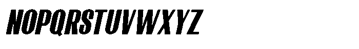 Fyntra Semi Bold Italic Font UPPERCASE