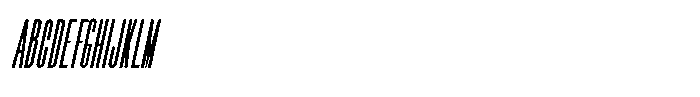 Fyntra Thin Italic Font UPPERCASE