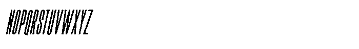 Fyntra Thin Italic Font UPPERCASE