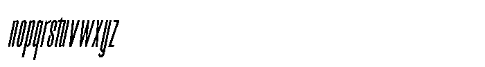 Fyntra Thin Italic Font LOWERCASE
