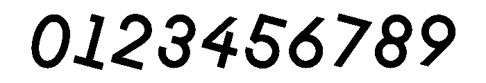 Fyl Rotated Font OTHER CHARS