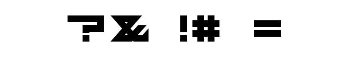 FZeroGXMenuFont-Bold Font OTHER CHARS