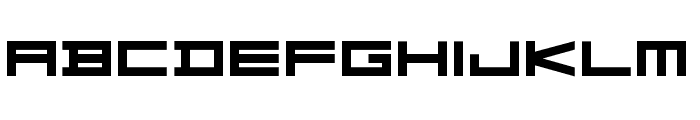FZeroGXMenuFont-Bold Font UPPERCASE