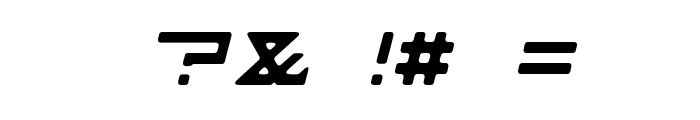 FZeroGXMenuFont-OblSemiRnd Font OTHER CHARS