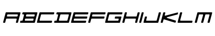 FZeroGXMenuFont-OblSemiRnd Font UPPERCASE