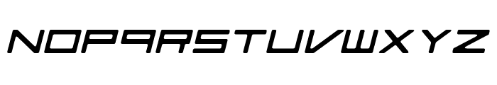 FZeroGXMenuFont-OblSemiRnd Font LOWERCASE
