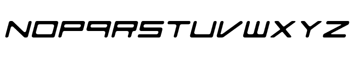 FZeroGXMenuFont-ObliqRounded Font LOWERCASE