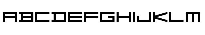 FZeroGXMenuFont-Regular Font UPPERCASE