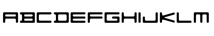 FZeroGXMenuFont-Rounded Font UPPERCASE