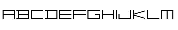 FZeroGXMenuFont-Thin Font UPPERCASE