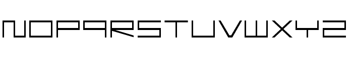FZeroGXMenuFont-Thin Font UPPERCASE