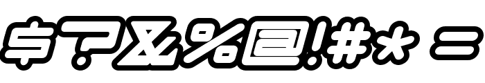 FZeroGXVenueFontOutlines-Obl Font OTHER CHARS