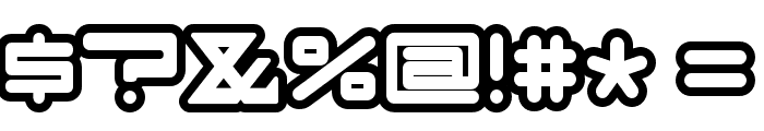 FZeroGXVenueFontOutlines-Reg Font OTHER CHARS