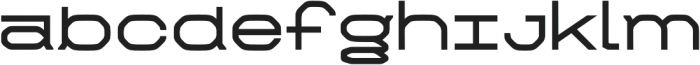 G Display Extended otf (400) Font LOWERCASE