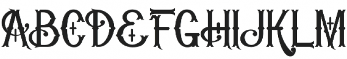 G.A Iron Horse otf (400) Font UPPERCASE