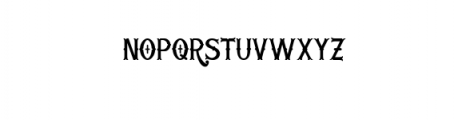 G.A Iron Horse Font LOWERCASE