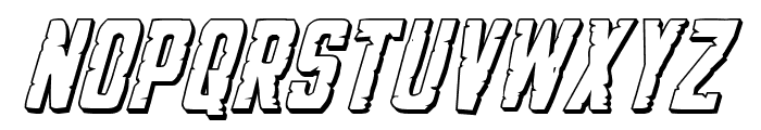 G.I. Incognito 3D Italic Font LOWERCASE