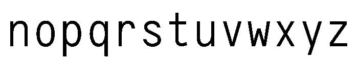 G2 Erika Mono Font LOWERCASE